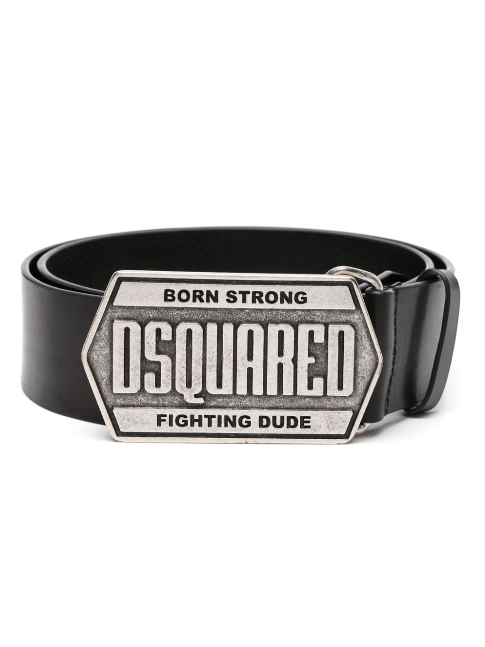 Dsquared2 logo-plaque Leather Belt - Farfetch