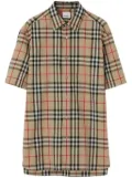 Burberry Vintage Check pattern cotton shirt - Neutrals