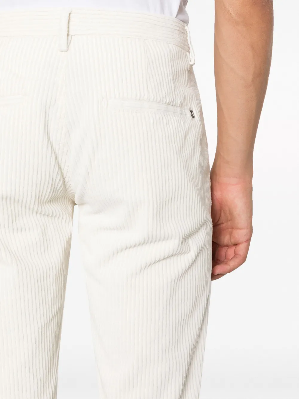 DONDUP Wollen pantalon Wit