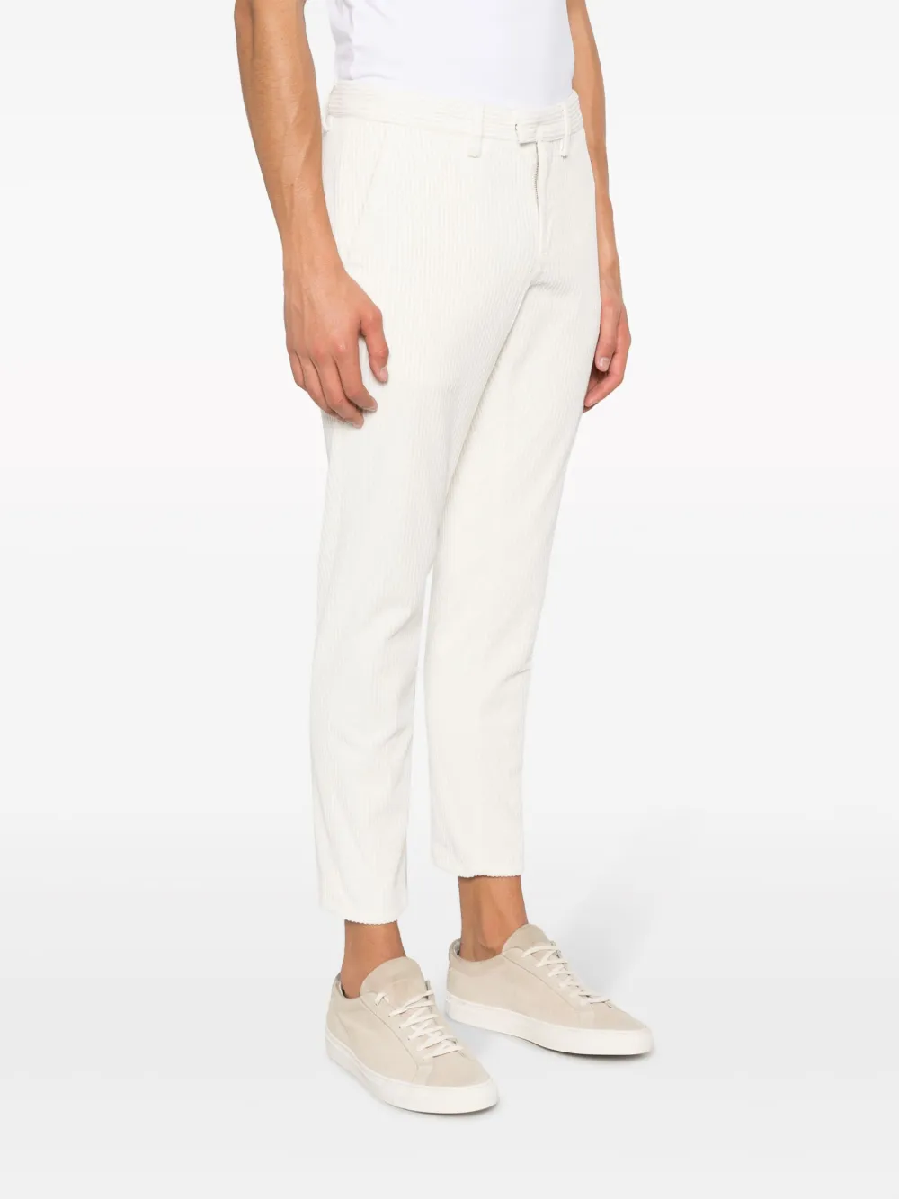 DONDUP Wollen pantalon Wit