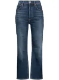 Citizens of Humanity Jolene stonewashed cropped jeans - Blue