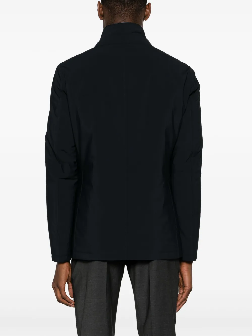 Herno Jack met hoge hals Blauw