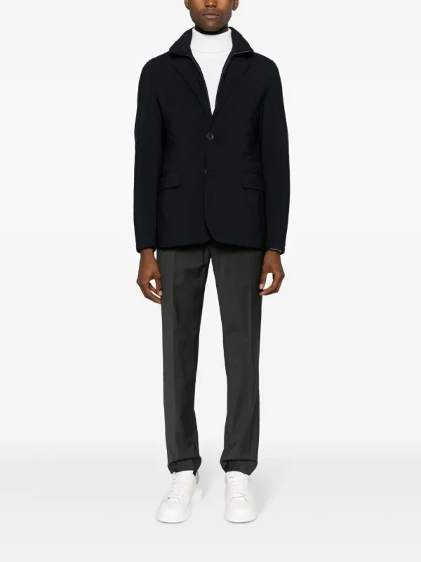 Herno high-neck button-up Jacket | Blue | FARFETCH
