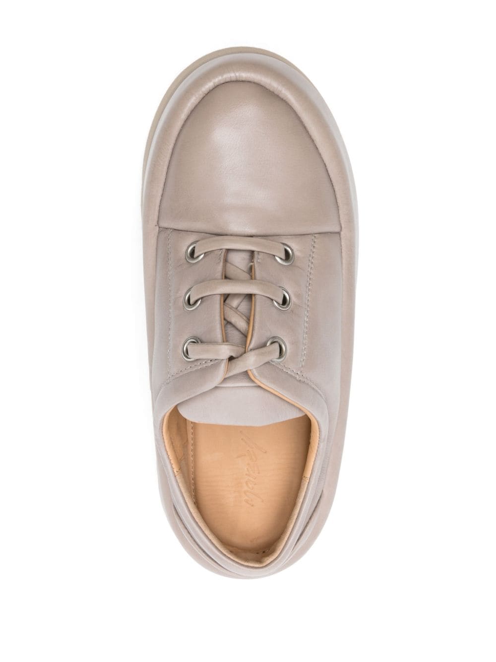 Shop Marsèll Bombo Leather Brogues In Neutrals