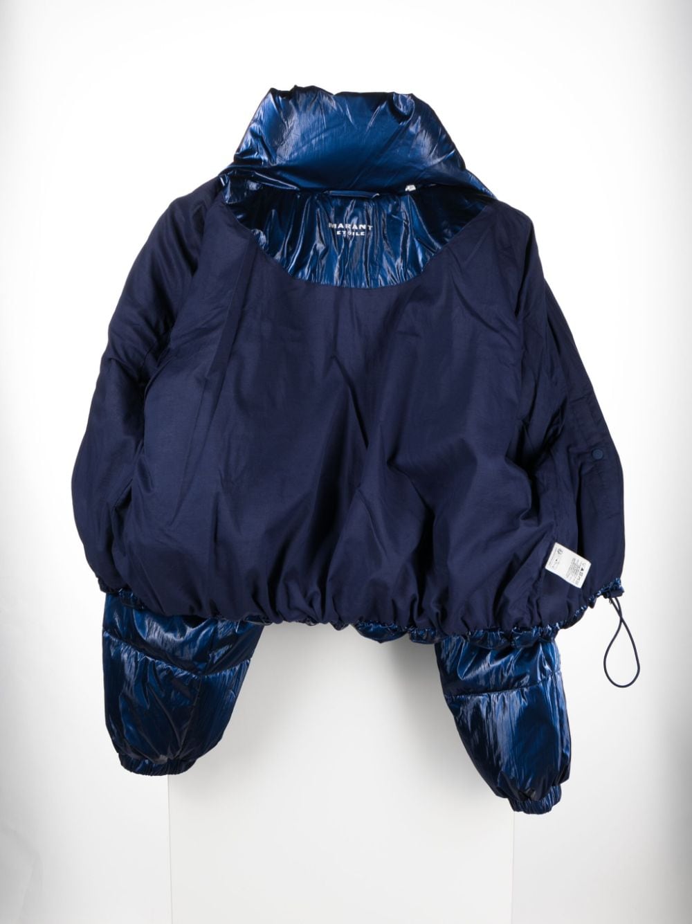 Shop Marant Etoile Telia Puffer Jacket In Blue