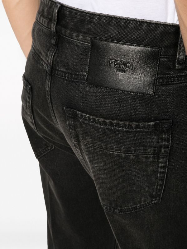 Shops black fendi jeans