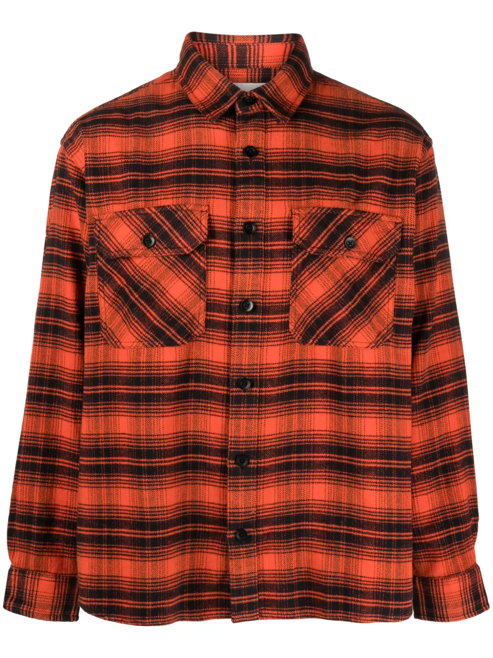 Carhartt WIP Krenz geruit overhemd Oranje