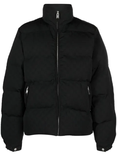 MISBHV monogram-embossed puffer jacket