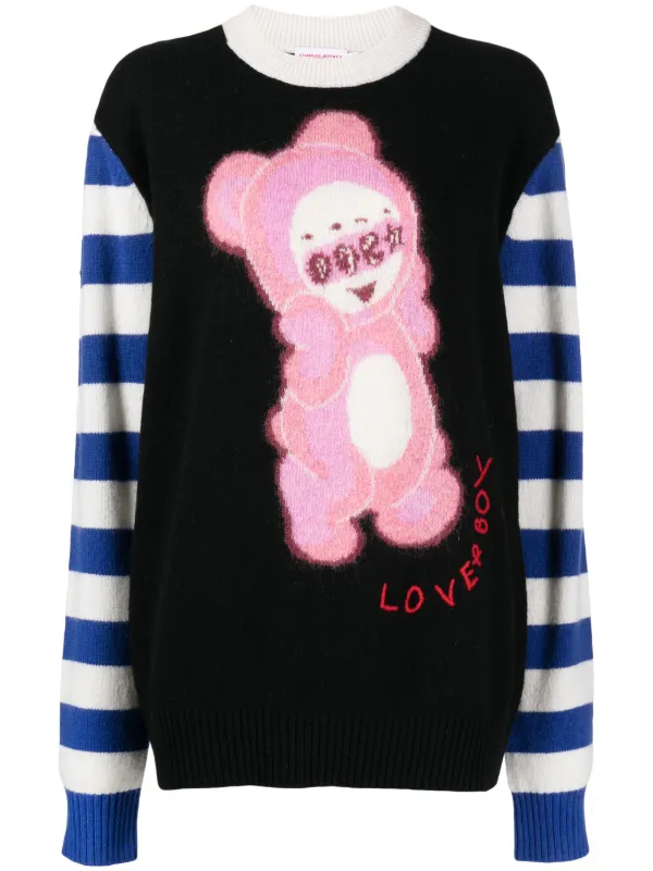 Charles Jeffrey Loverboy インターシャニット セーター Charles Jeffrey Loverboy インターシャニット セーター