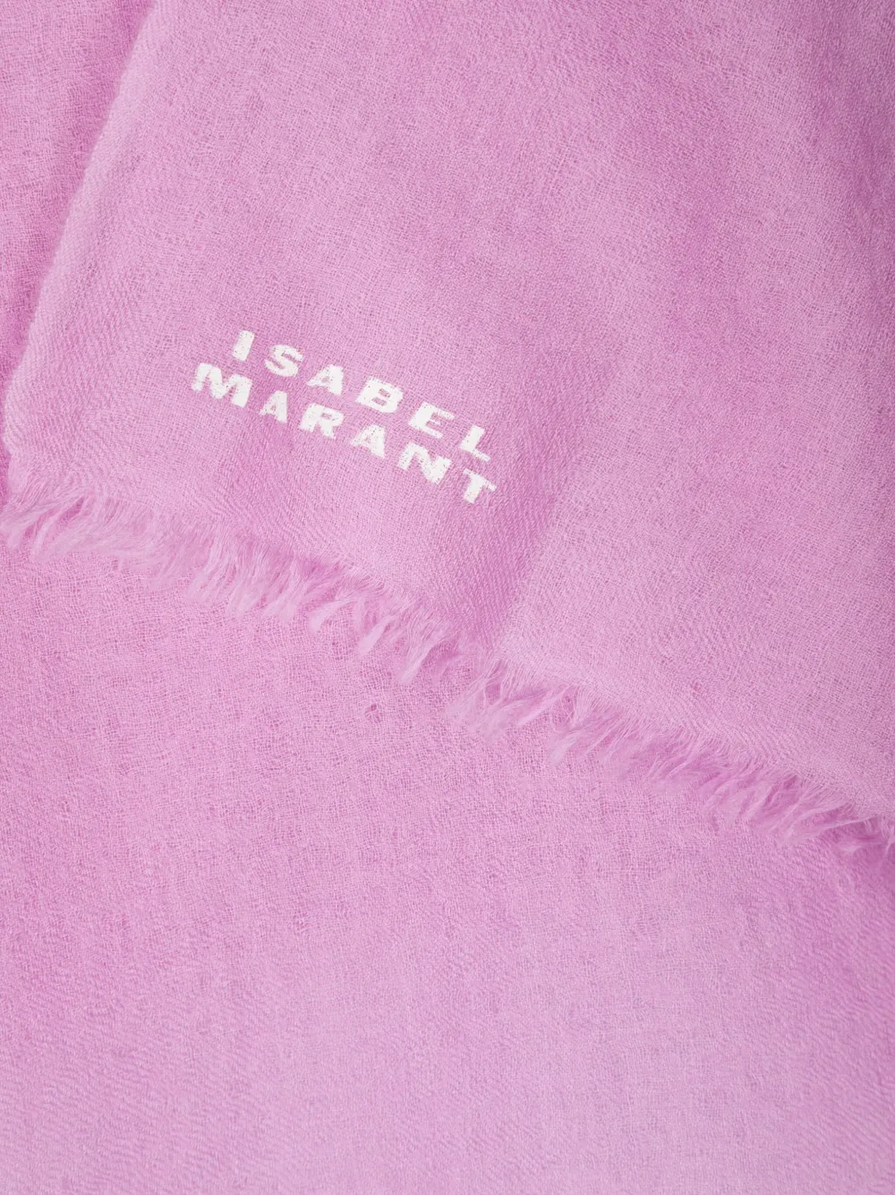 ISABEL MARANT Sjaal met franje Roze
