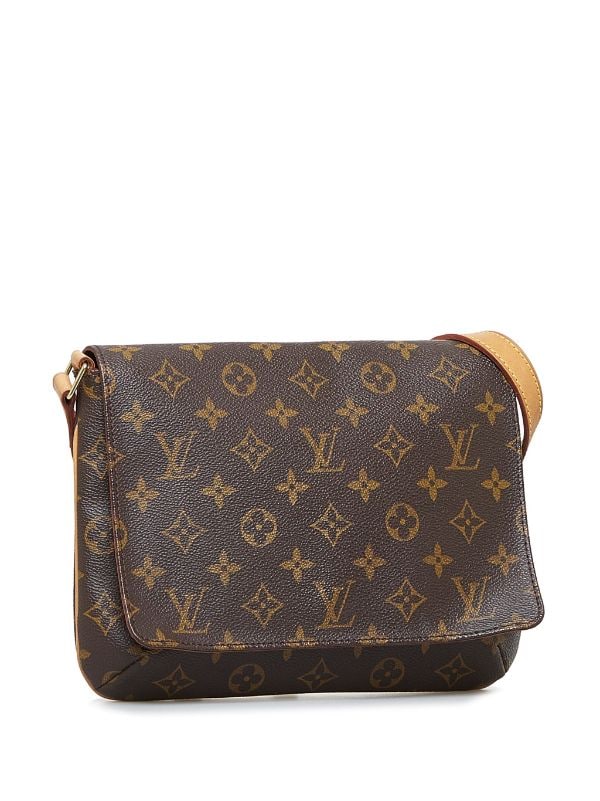 Pre-Owned Louis Vuitton LOUIS VUITTON Musette Tango Monogram Shoulder Bag  Brown Ladies (Good) 