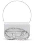 Diesel 1DR glitter shoulder bag - Silver