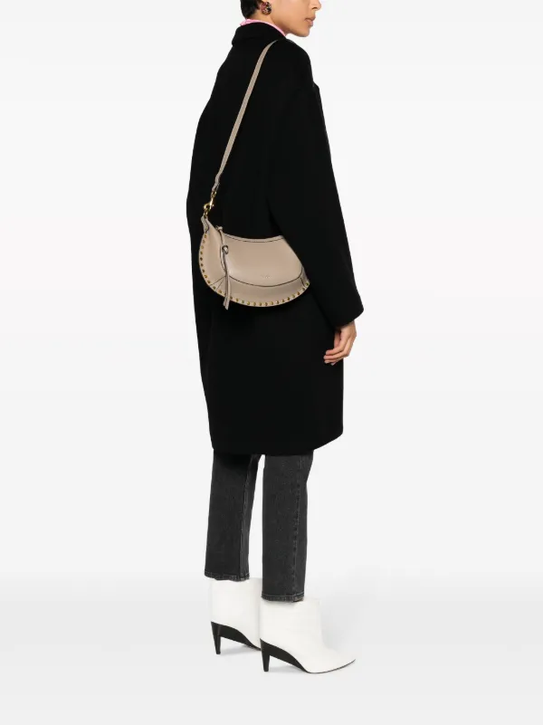 OSKAN SOFT ZIPPED BAG Woman cognac | ISABEL MARANT Official