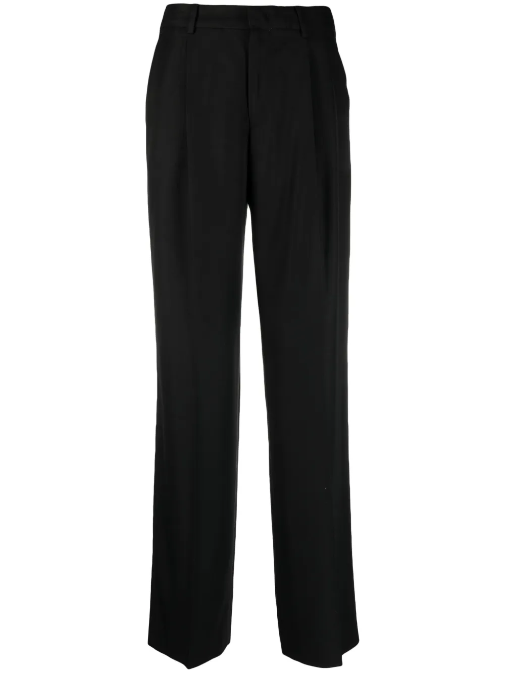 PT TORINO PRESSED-CREASE TAILORED TROUSERS