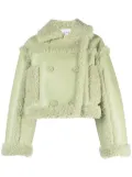 STAND STUDIO Kristy faux-leather jacket - Green