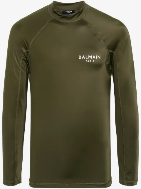 Balmain t-shirt à logo imprimé