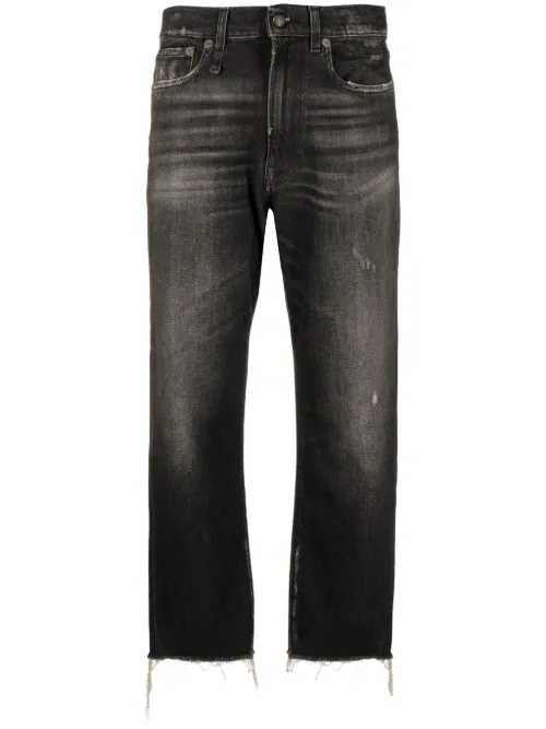 R13 jean ample à effet usé - Noir - R13 - Modalova