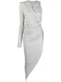 Alexandre Vauthier one-shoulder asymmetric midi dress - Silver