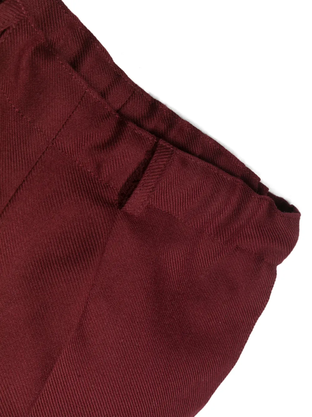 Siola Ulivo shorts met elastische taille Rood