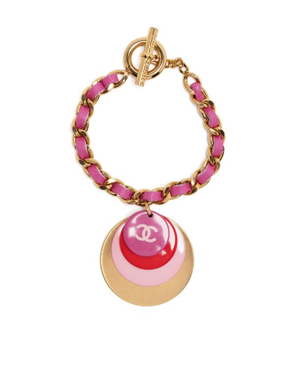 Pink Chanel Charm Bracelet