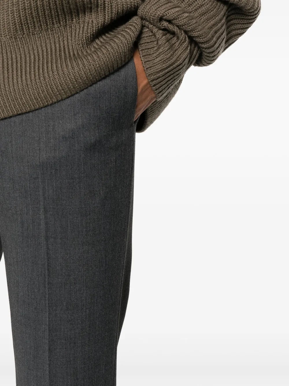 PT Torino Slim-fit chino Grijs