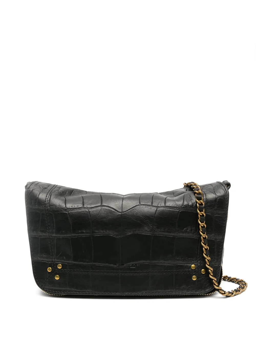 Jérôme Dreyfuss Bobi S Zip-up Crossbody Bag In Black