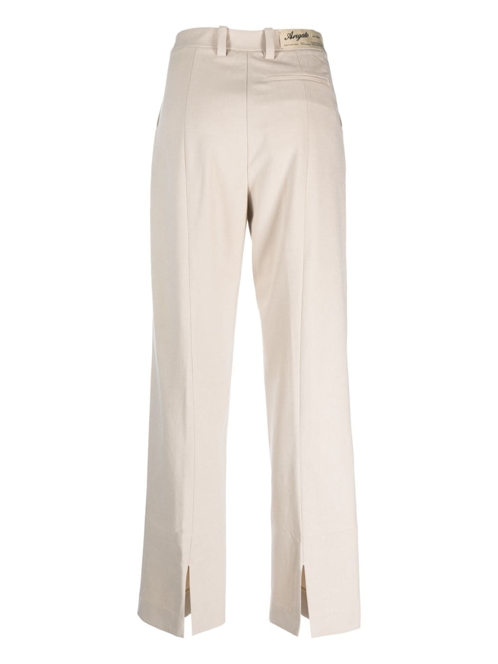 Shop Axel Arigato Arch Straight-leg Trousers In Neutrals