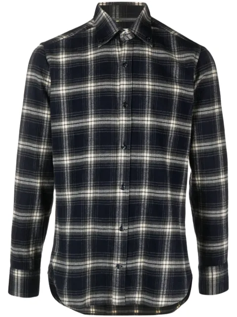 Tintoria Mattei checked flannel shirt 