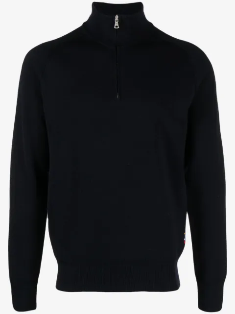 Orlebar Brown Lennard zip-up merino-wool jumper