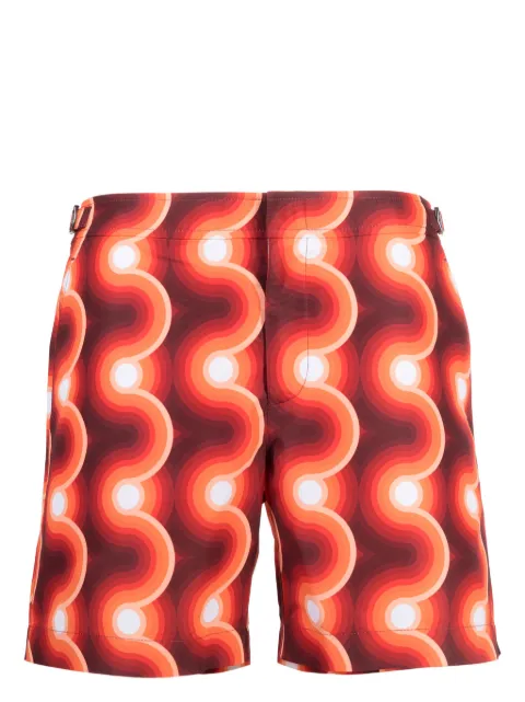Orlebar Brown geometric-pattern swim shorts