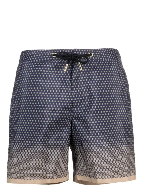 Orlebar Brown shorts de playa con estampado floral sombreado