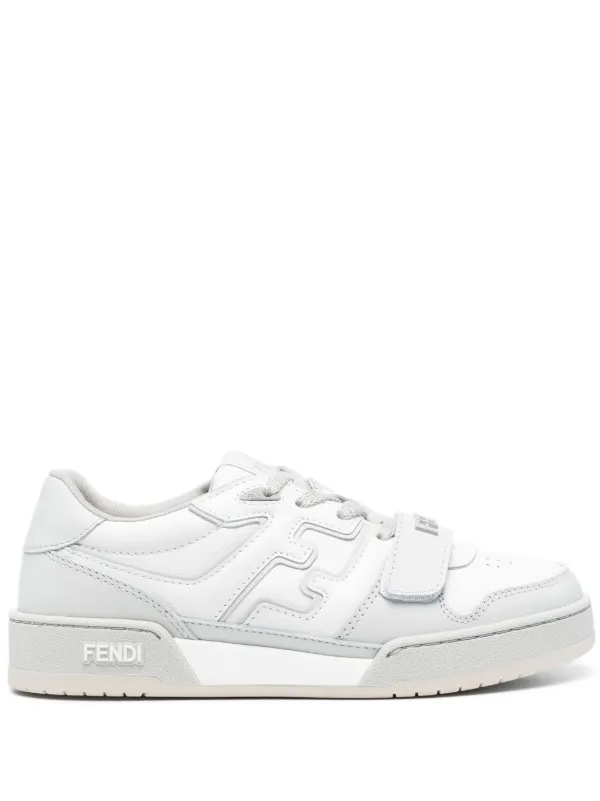 Fendi Match leather sneakers