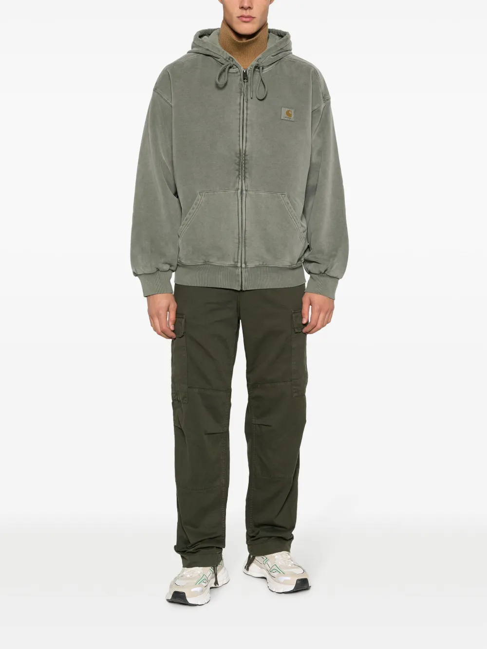 Carhartt WIP Vista zip-up hooded jacket - Groen