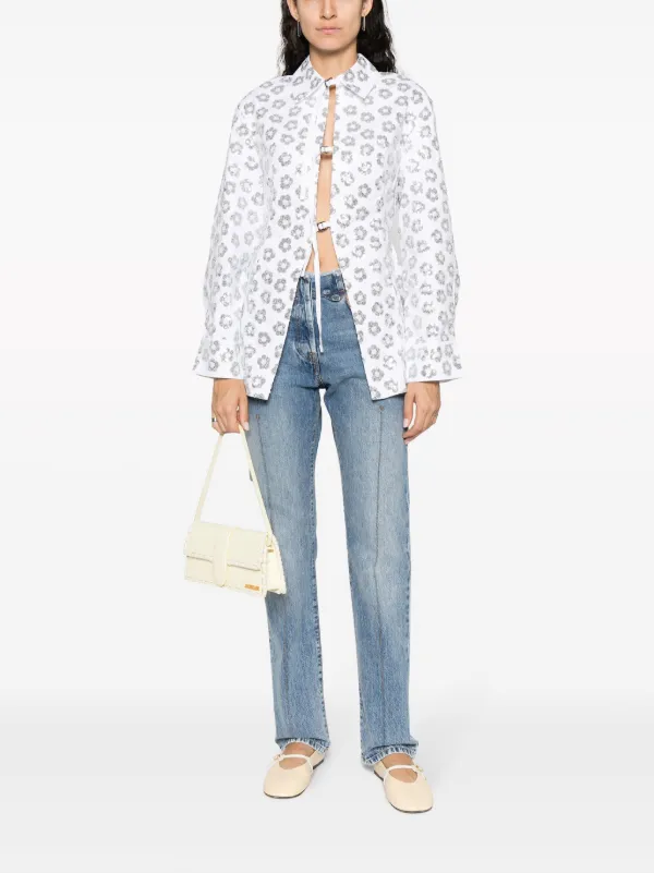 Jacquemus Le De Nimes Linon straight-leg Jeans | Blue