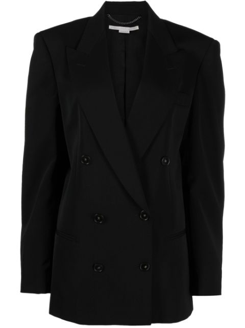 Stella McCartney double-breasted stretch-wool blazer Women