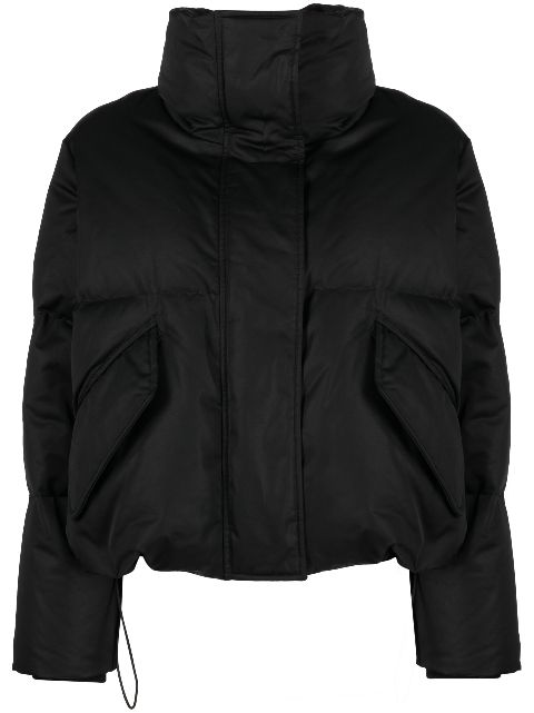 MM6 Maison Margiela numbers-motif padded jacket Women