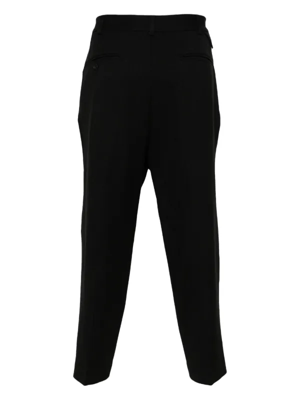 White Mountaineering button-fastening Cotton Tapered Trousers Black  FARFETCH PH