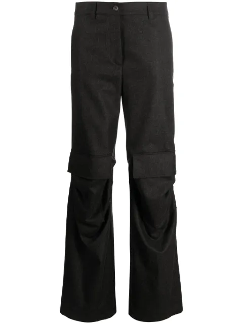 P.A.R.O.S.H. pantalon droit à poches cargo
