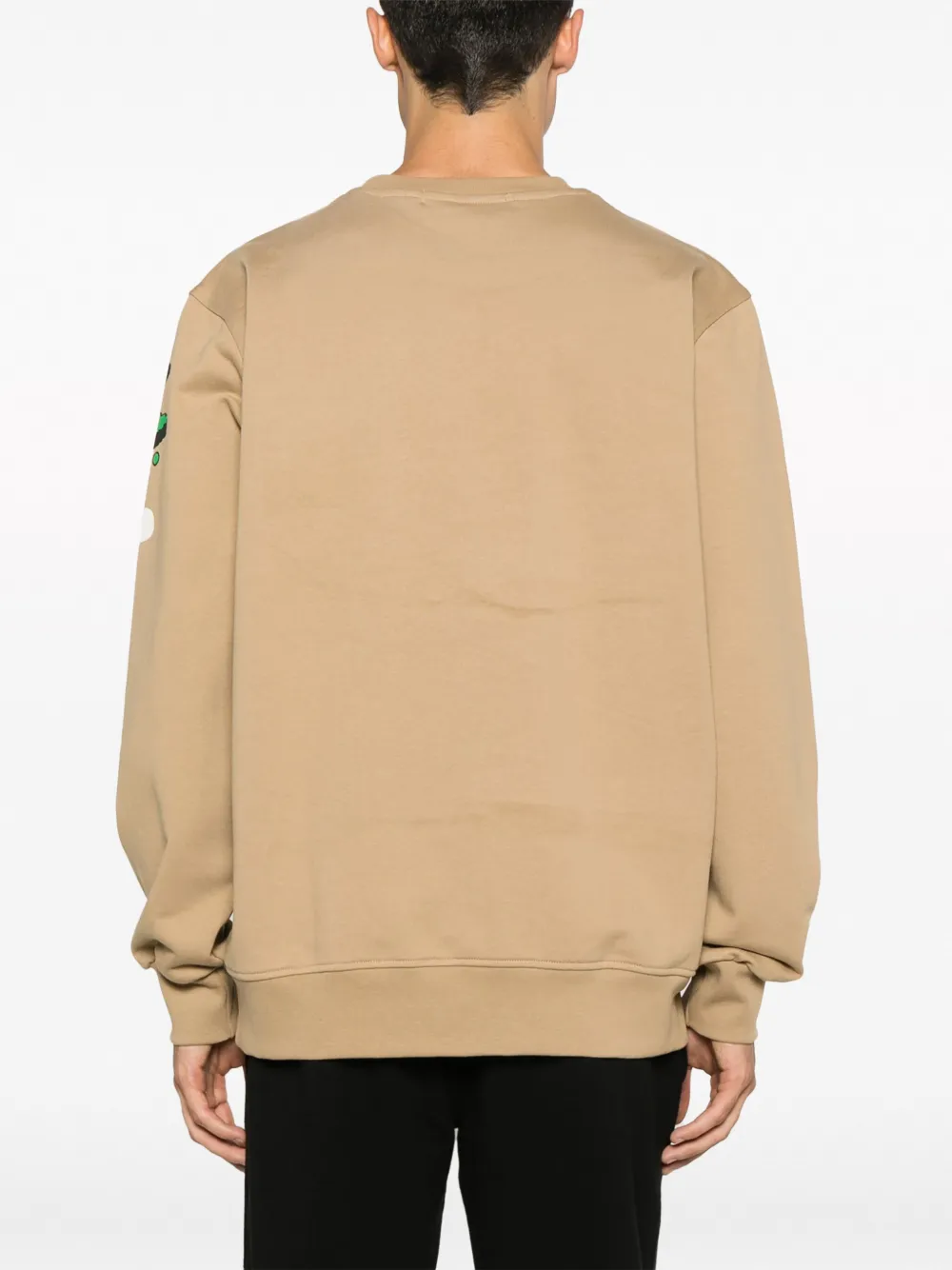 Barrow Logo-print Cotton Sweatshirt In Brown