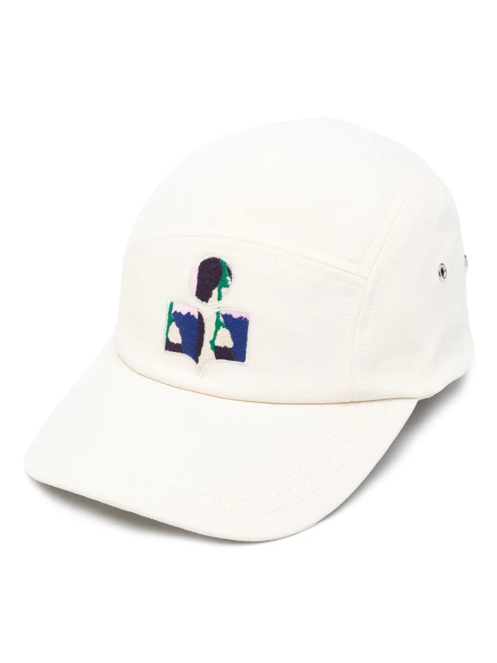 ISABEL MARANT LOGO-EMBROIDERED COTTON CAP