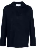 Sunnei textured mohair-blend polo short - Blue