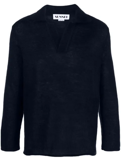 Sunnei Strukturiertes Poloshirt