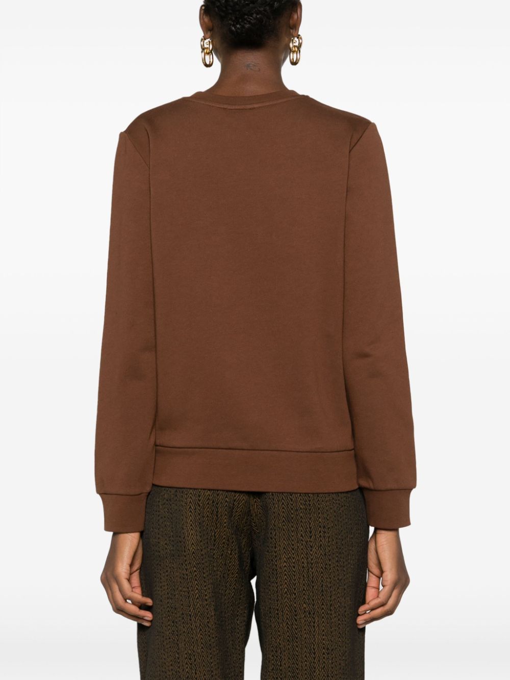 A.P.C. logo-print cotton sweatshirt Women