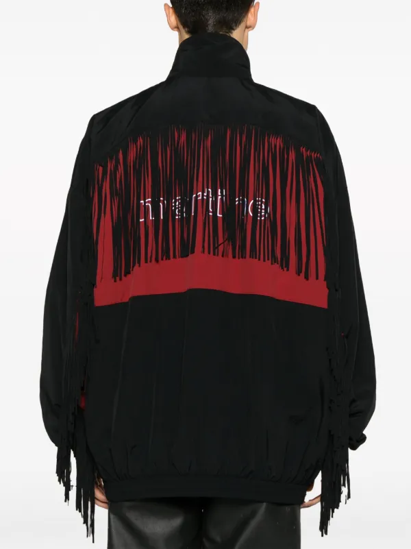 Martine Rose Fringed Track Jacket - Farfetch