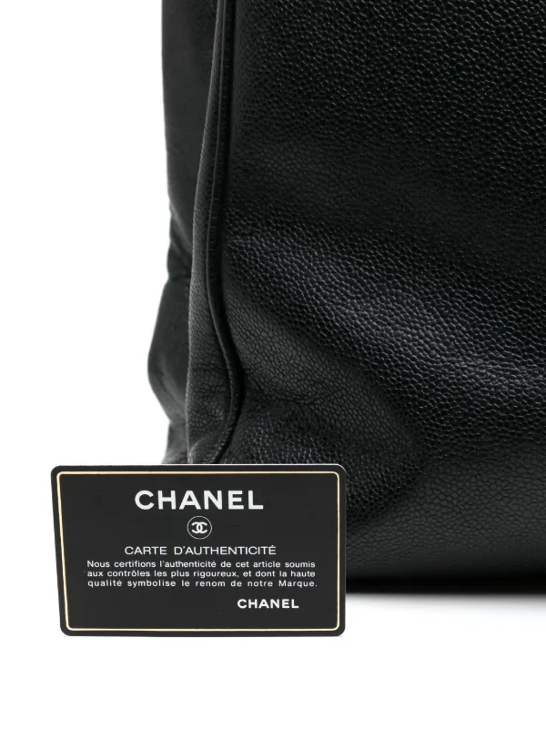 CHANEL Pre-Owned Supermodel Leather Tote Bag | Black | FARFETCH