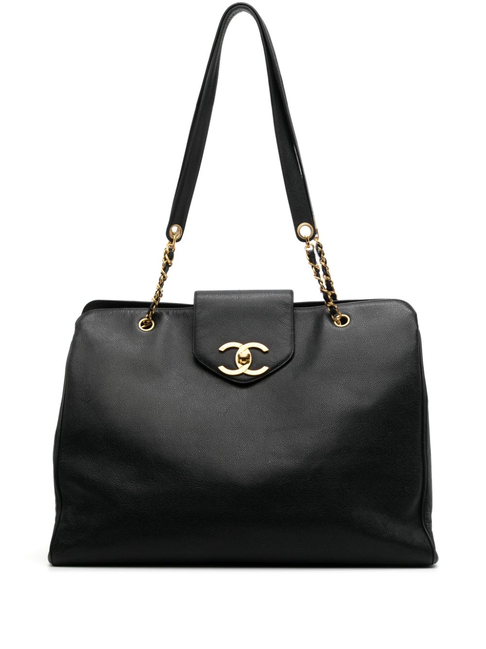 CHANEL Pre-Owned Supermodel Leather Tote Bag - Farfetch