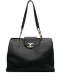 CHANEL Pre-Owned Supermodel leather tote bag - Black