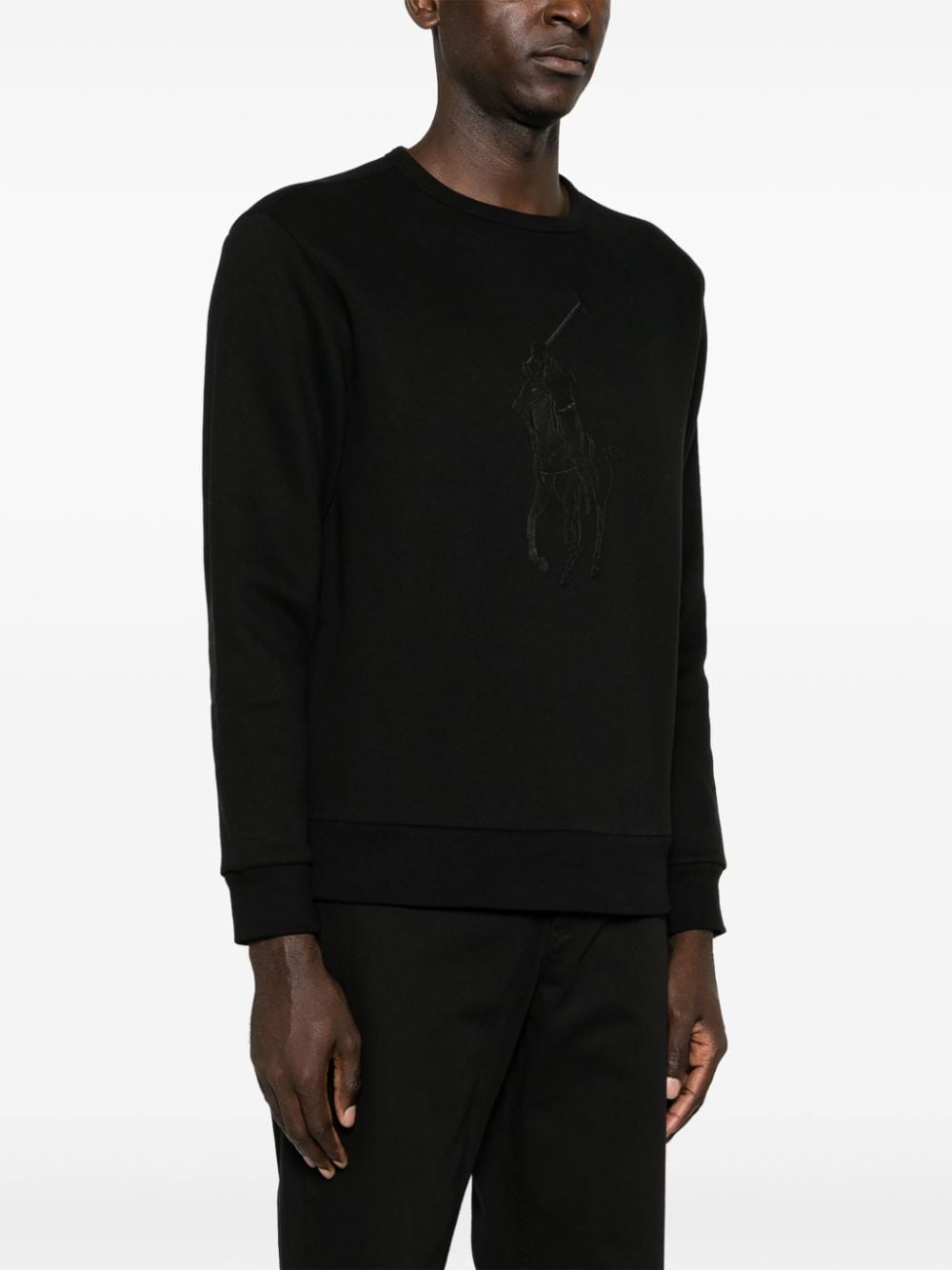 Polo Ralph Lauren Sweater met patch Zwart