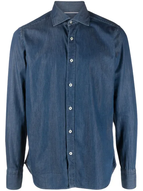 Tintoria Mattei chambray long-sleeve shirt 