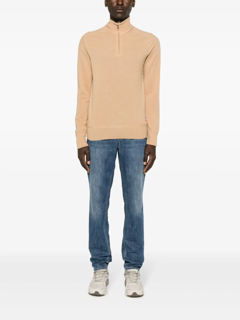 Orlebar Brown Lennard kasjmier trui - Beige